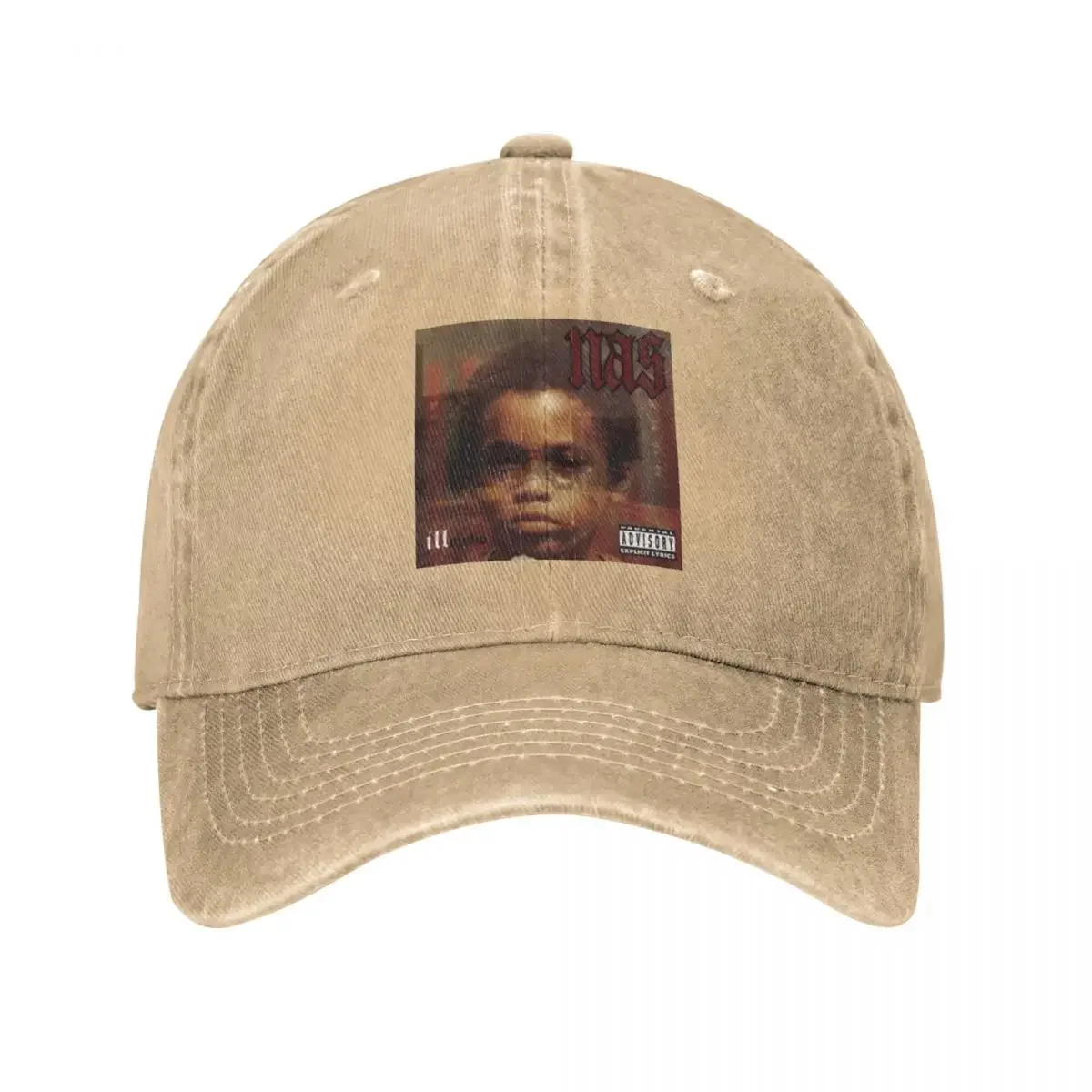 

Nas Illmatic Album Merch Unisex Baseball Cap Cool Rapper Hip Hop Distressed Denim Caps Hat Vintage Outdoor Workouts Dad Hat