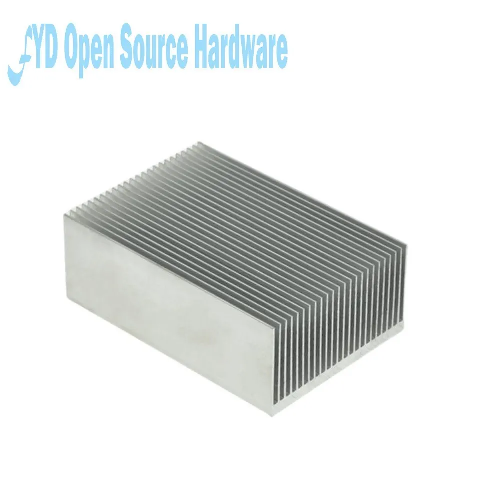 High Power Electronic Heatsink Radiator Cooler Radiator Aluminum 100x69x37MM Heat Sink  Fins Fine-toothed