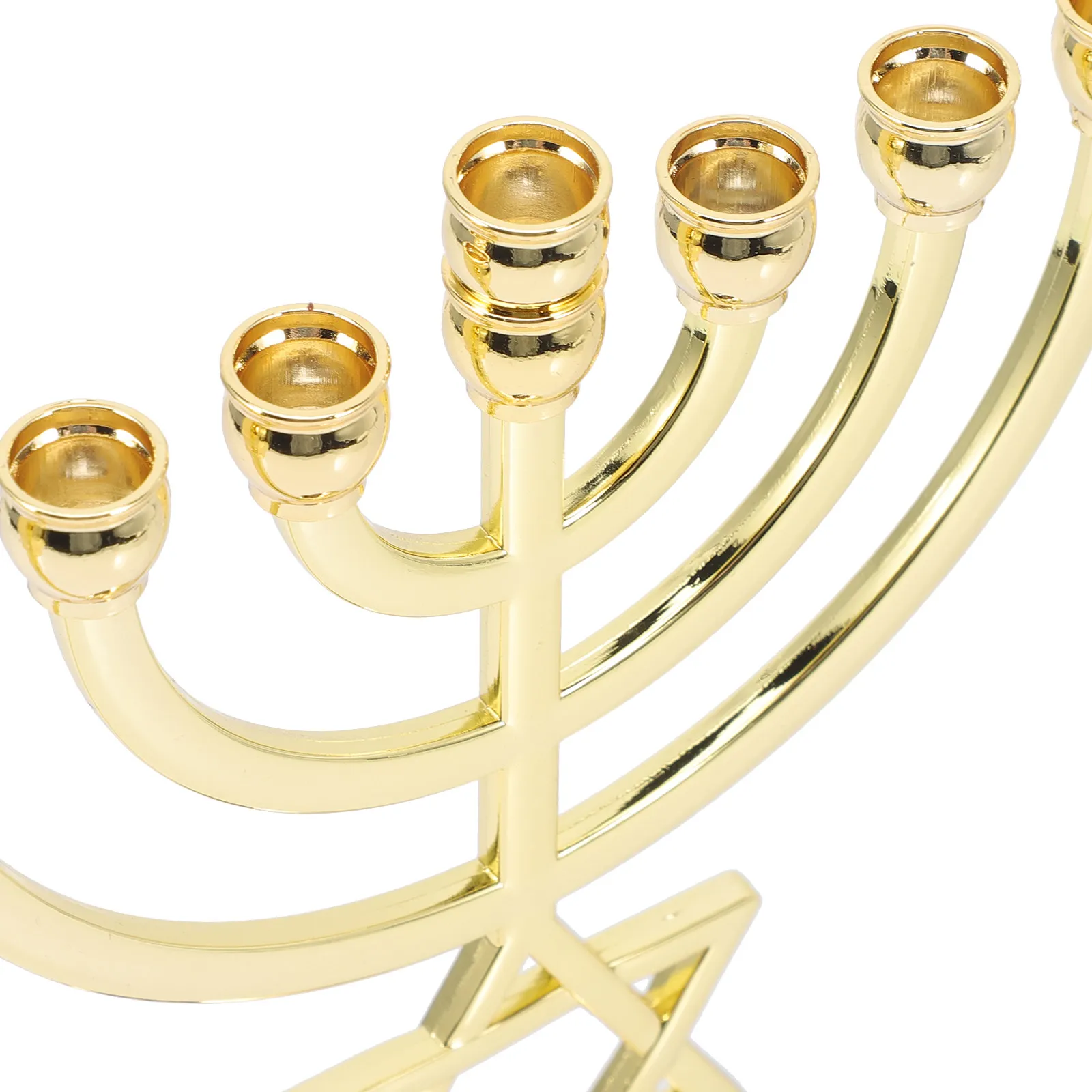 7 Branches Metal Holder Taper Stand Decorative Tabletop Centerpiece for Dining Room Wedding Party