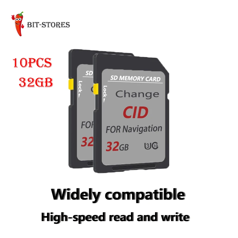 10PCS OEM / ODM black 32GB SD card 128GB memory card 64GB UHS-I flash memory card 128GB 512GB high speed up to 85M change CID