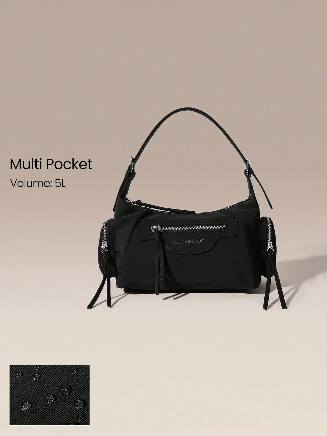 

Small 5L SunChaser Water-Resistant Multiple Compartments Exterior Zipper Shoulder Bag Summer Vacation Holiday Outdoors Daily Casual Wear