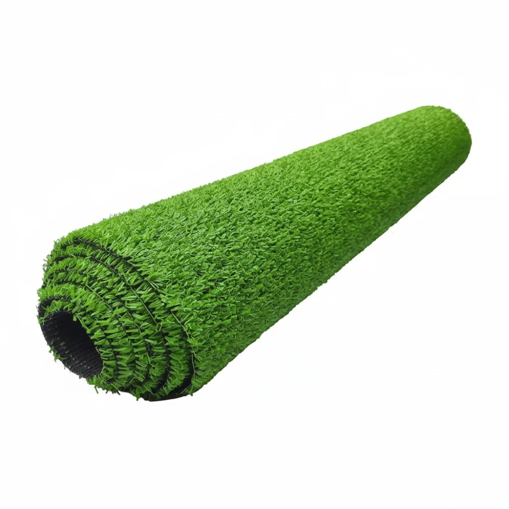 

4x13 FT Realistic Artificial Grass Mat with Drainage Holes, Soft Green Turf for Indoor Outdoor Garden Balcony Patio