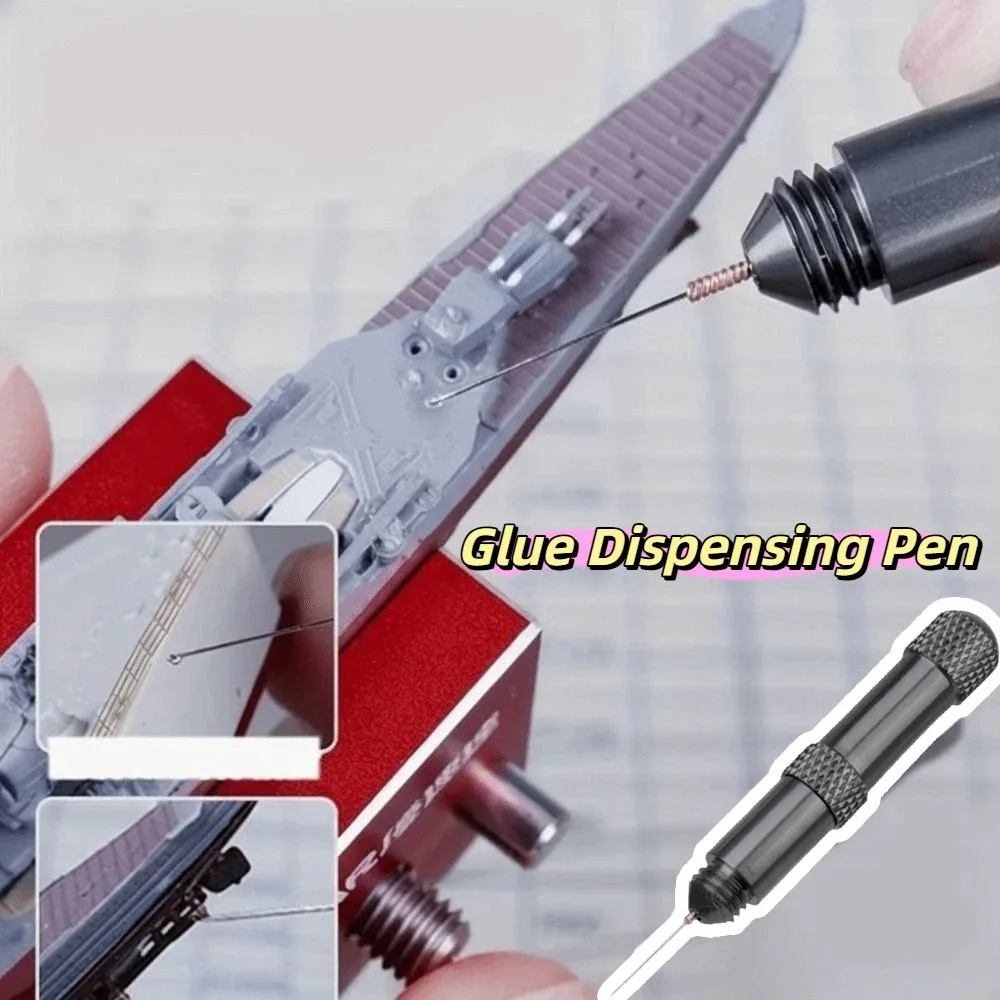 Durable Metal Precision Glue Applicator Lightweight Portable Metal Glue Applicator Stable Mini Needle Dispensing Stick