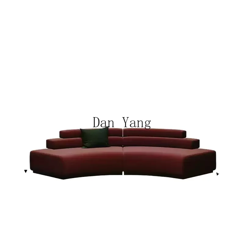 YJ curved special-shaped sofa beauty salon office hotel lobby business sales office lounge area