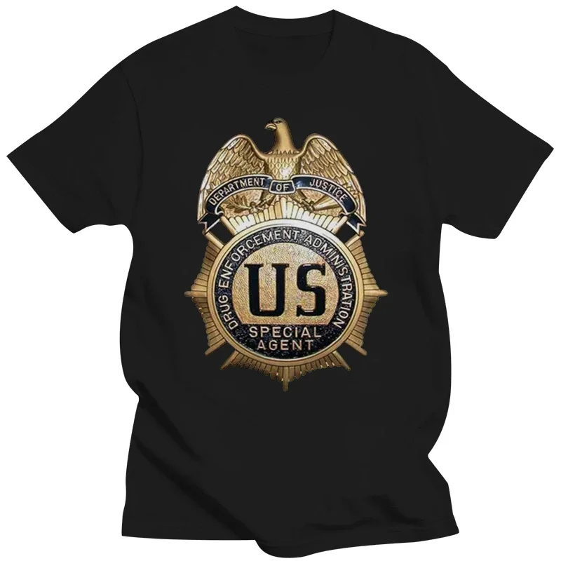 Herren DEA Agent Special USA Amerika Enforcement Agancy Fun Tee Shirt Printed  Harajuku Top Fitness Brand Clothing T-Shirt