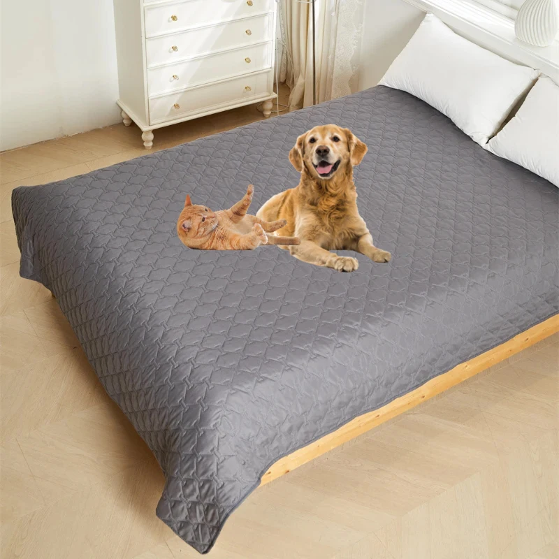 

Pet Bedspread Pads on The Bed Non-Slip Dog Bed Covers Bed Sheet for Couch Protection Pet Blankets Reusable Furniture Protector