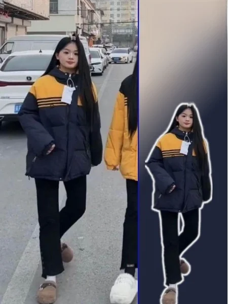 

Утепленная хлопковая куртка больших размеров с пэчворком, теплая верхняя одежда, новинка весеннего сезона, повседневная, удобная, модная