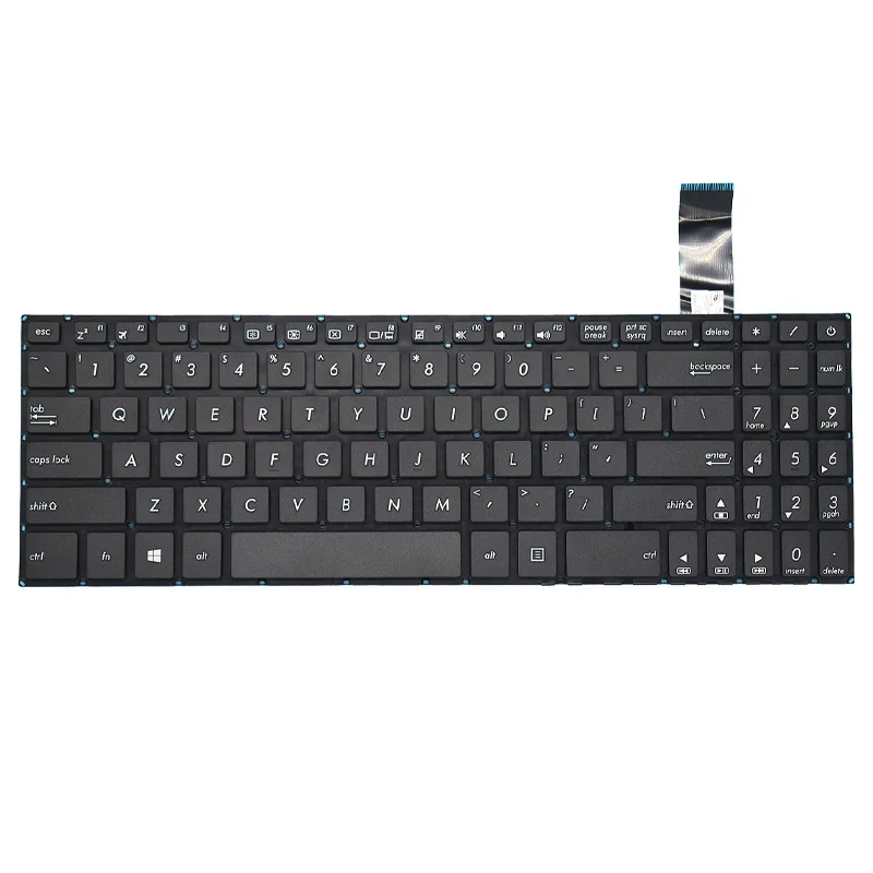 New US Russian Spanish Brazil Backlit Keyboards for ASUS VivoBook 15 X570 X570UD K570UD K570ZD M570DD 560bbr00 5602BR00 Replacem