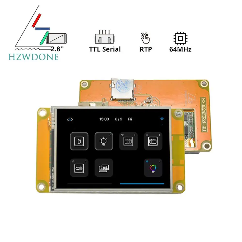 NX3224F028 - Nextion 2,8 дюйма серии Discovery, сенсорный дисплей HMI