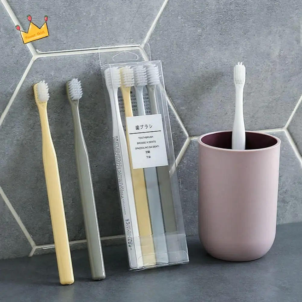 

8Pcs Inter-Dental Soft-bristled Toothbrush Gingival Sensitivity Family Pack Simple Toothbrush Japanese Style Deep Cleaning