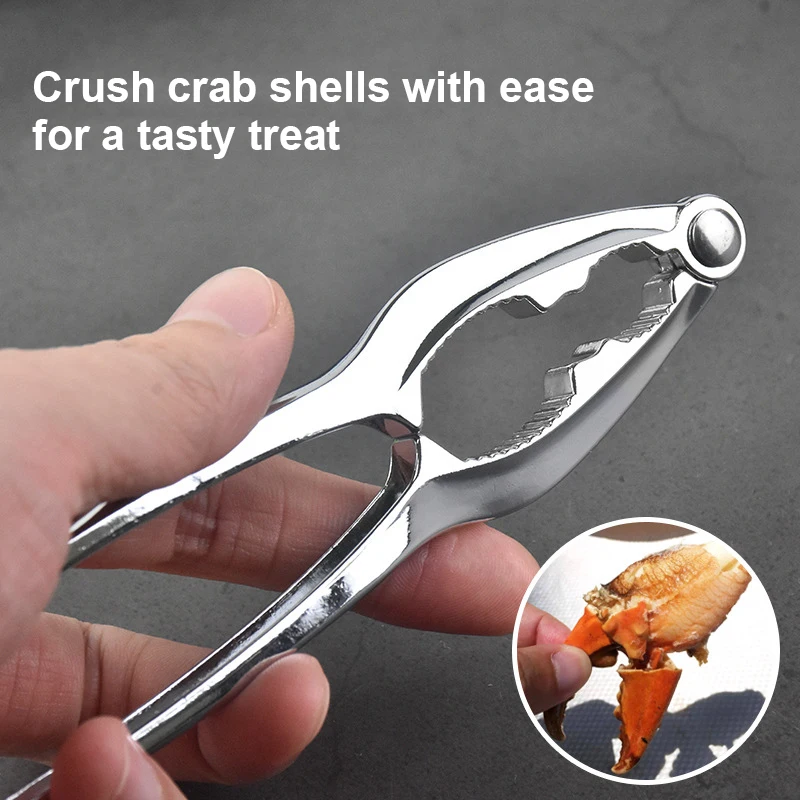 

70g Multi-Function Walnut Plier Crab Labor Saving Kitchen Tool Remover Fruit Hazelnuts Pecans Nut Cracker Opening Eating Tool