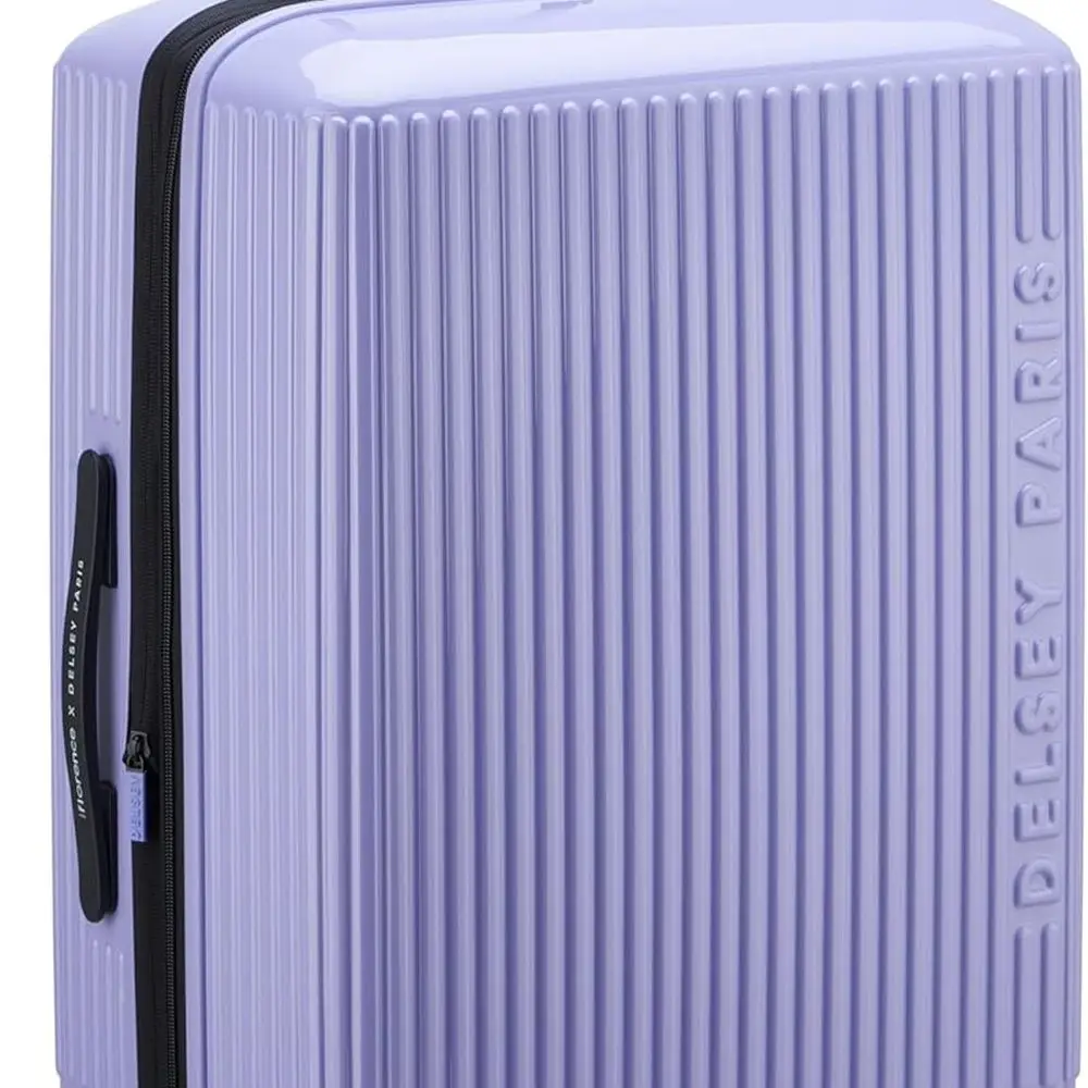 Expandable Lavender Checked Medium 24 Spinner Suitcase by Florence by Mills