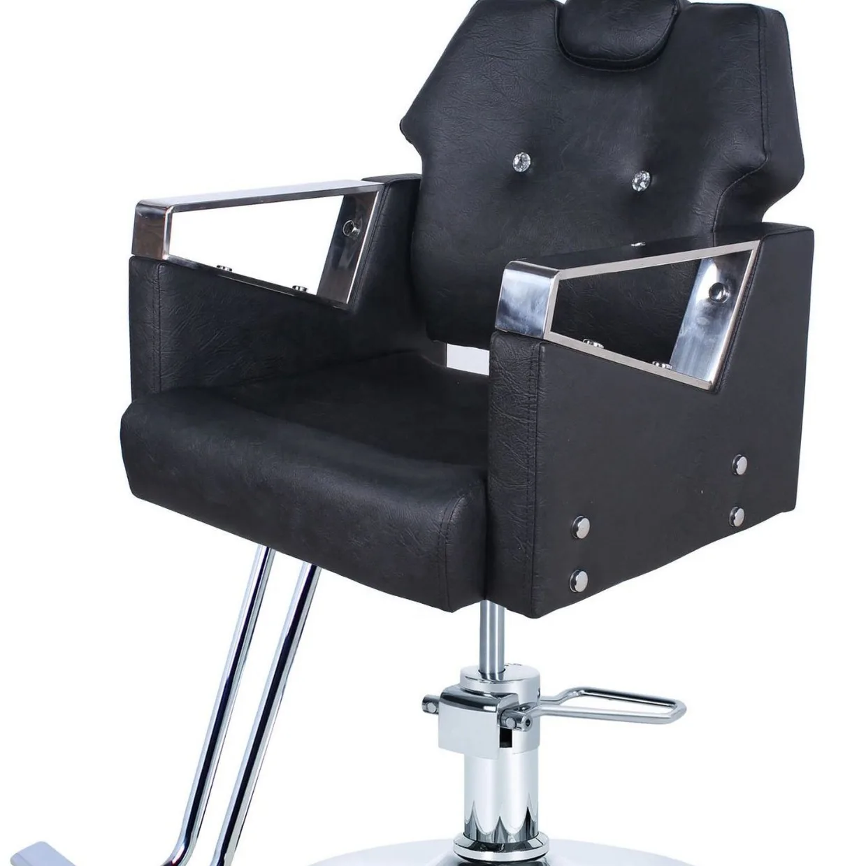 New hairdressing chair barber shop hair salon special salon chair cross-border household simple rotating lift chair factory dire