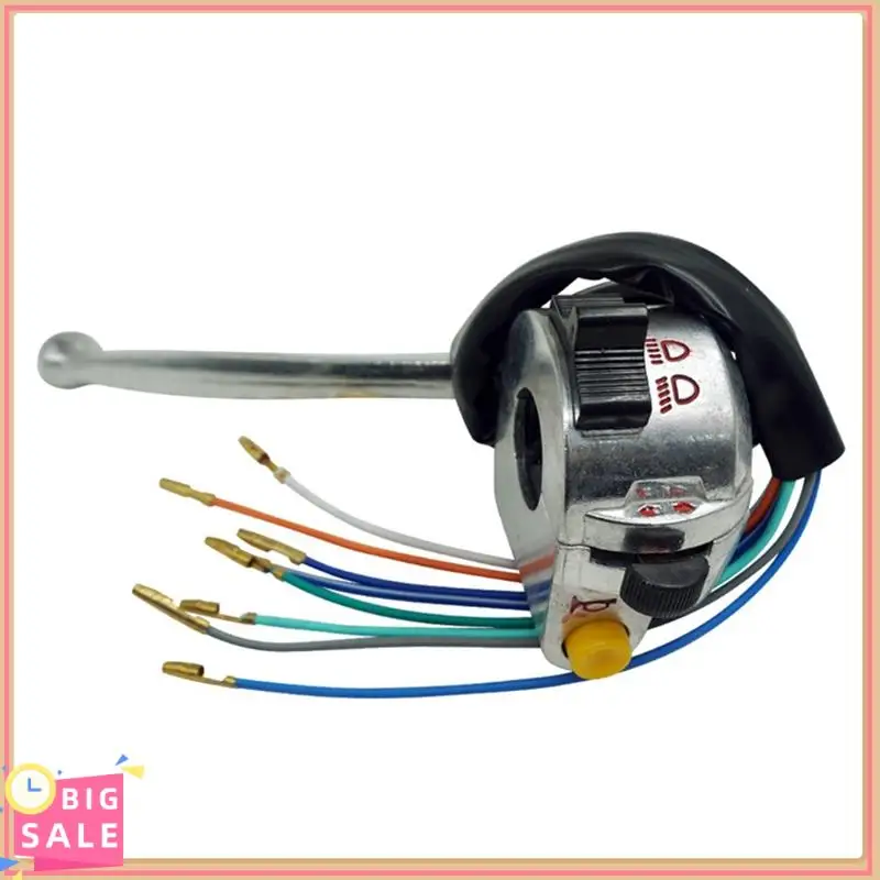 

Better-7/8 Inch 22Mm Motorcycle Handlebar Switch Assembly Horn High/Low Turn Signal Switch Control For Jialing JH70 JH90