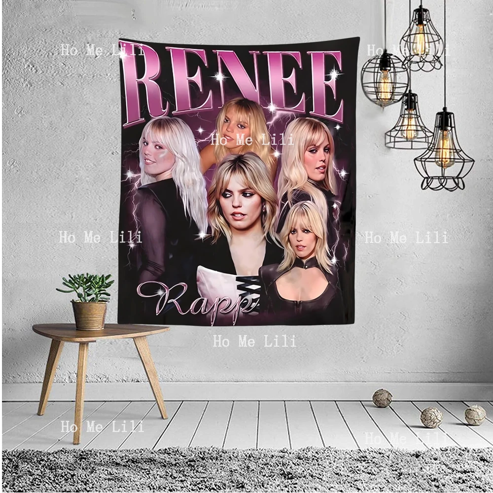 90s Vintage Renee Rapp Merch Rapp Talk Tapestry For Livingroom Decor