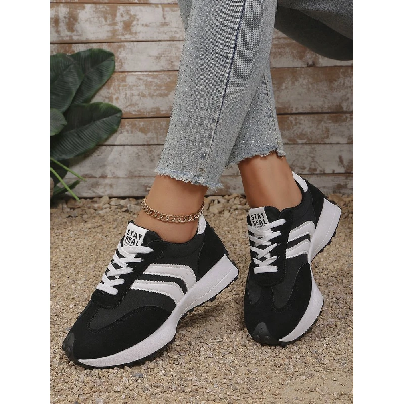 2026 New Women's Retro Forrest Gump Sneakers, Suede Stripe Casual Trainers, Lightweight Platform Running & Walking Shoes S38491ff4f1384ef7aaae87b94d4c40ecF