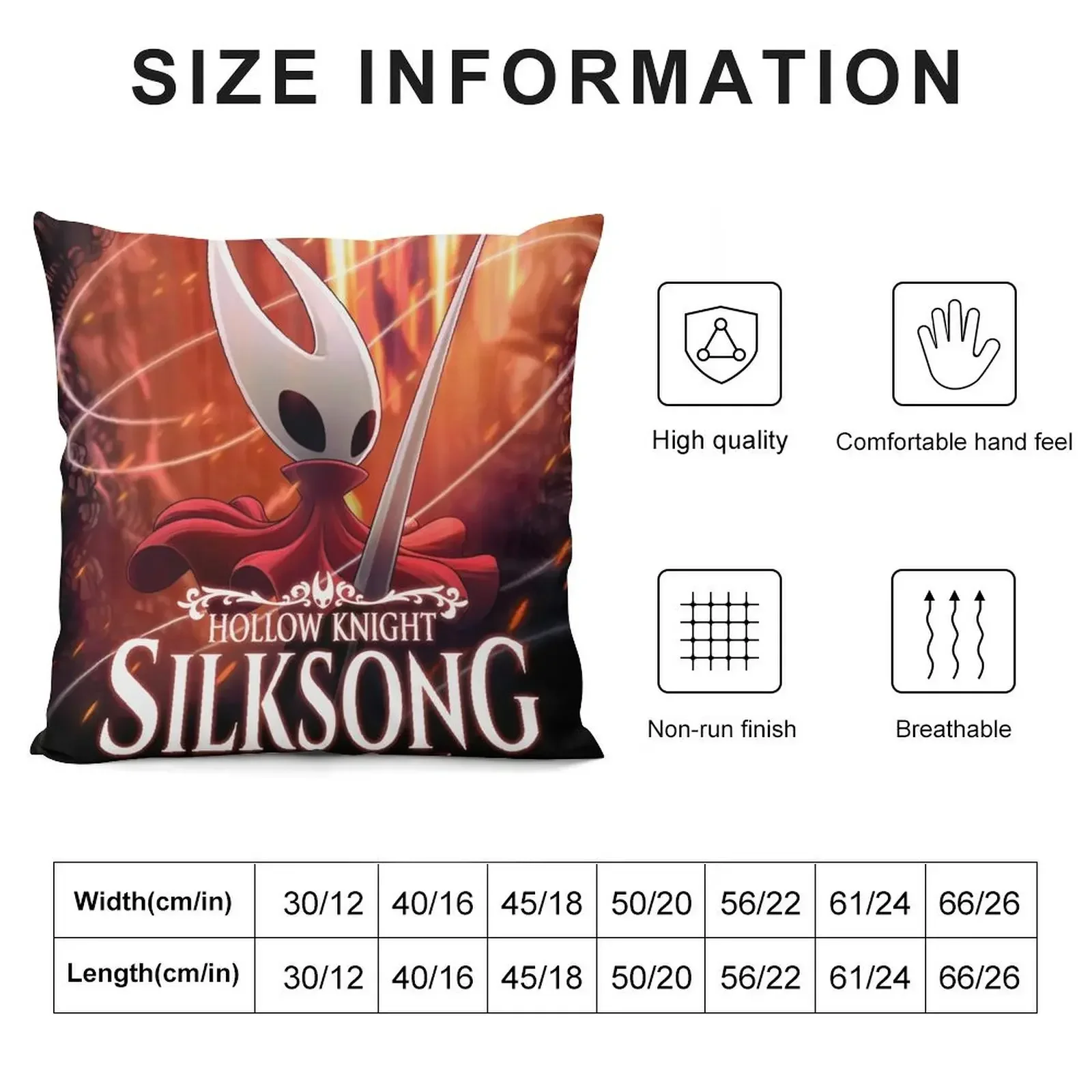 Hollow Knight Silksong Throw Pillow Pillows Aesthetic Cushions Home Decor pillow