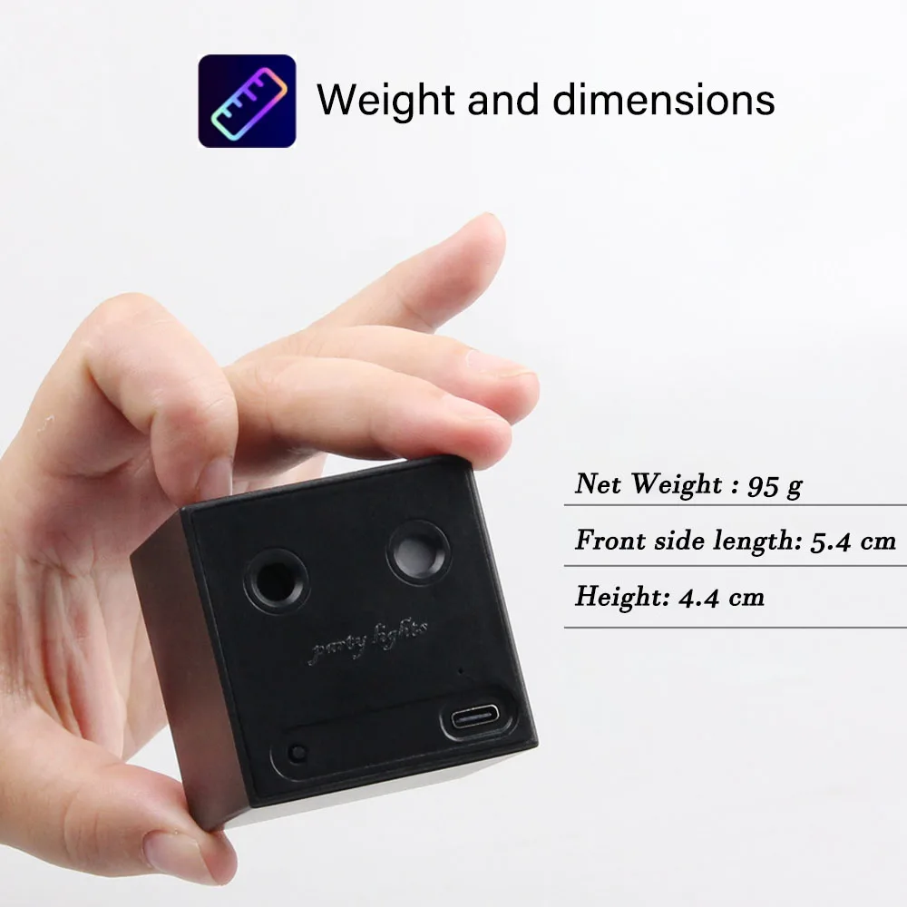 

Mini LED Stage Light for Car Outdoor Camping Party Rechargeable Colorful Toy Lamp Home Holiday Deco Lights Disco Light for DJ