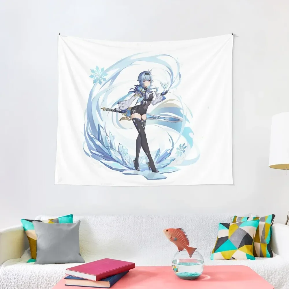 

Cute Eula Genshin Impact Tapestry Bedrooms Decor On The Wall Tapestry