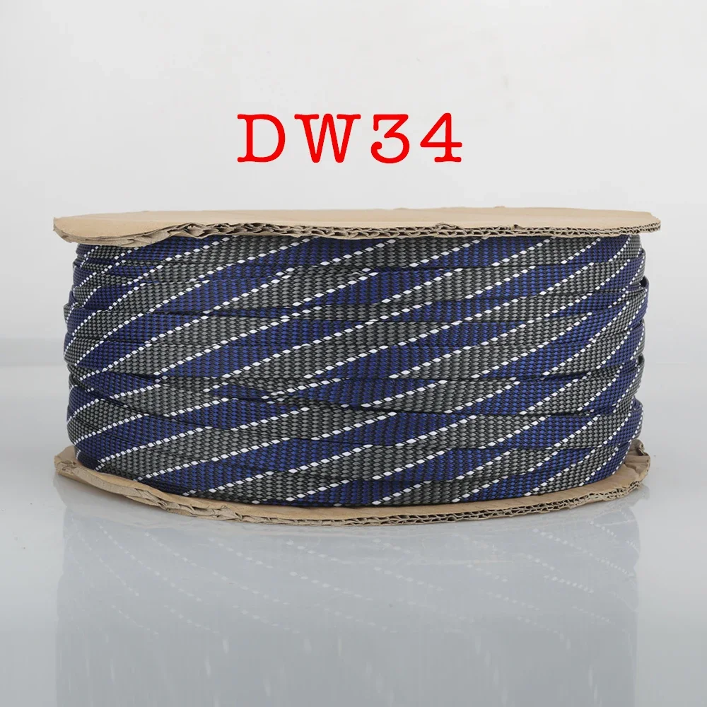5m Audiocrast Expandable Wire Cable Sleeving Sheathing Braided Loom Tubing PET Expandable Auto Wire Cable Sleeving Sheat