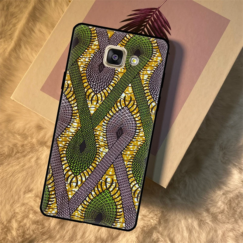 African Style Fabric Print Case For Samsung Galaxy J3 J5 J7 2016 J1 A3 A5 2017 J4 J6 Plus A6 A8 A9 J8 2018 Back Cover