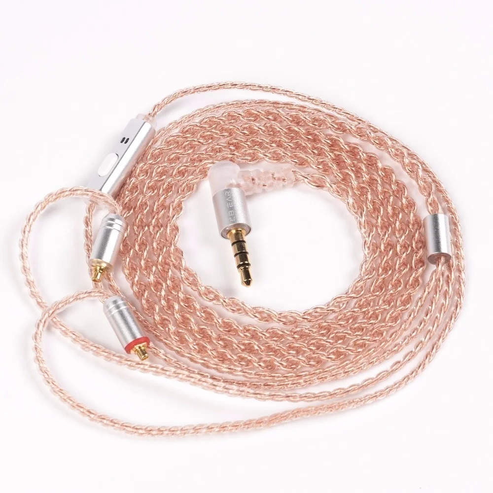 Kbear 4-adriges Kupfer-Upgrade-Kopfhörer kabel 2-poliger/qdc/mmcx/tfz-Ohrhörer anschluss für kbear kb06 kz zsn pro Kopfhörer-Hifi-Headset – Detail 24