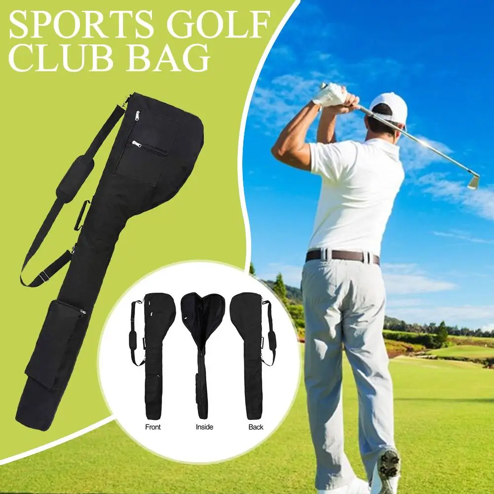 Leve Sports Golf Club Bag, Impermeável, Ombro, Exterior, Portátil, Armazenamento de Treino, Unisex, Prática, R9G5