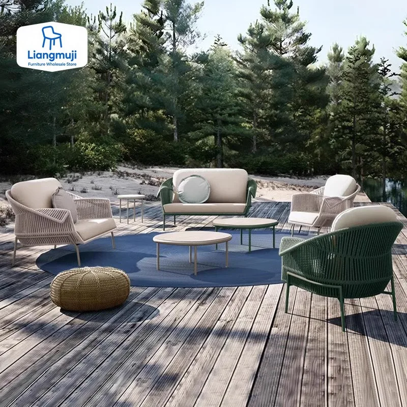 

Luxury European Sofa Rattan Outdoor Designer Cheap Cushion Sofa Armrest Reading Lounge Muebles Para El Hogar Couch Furniture