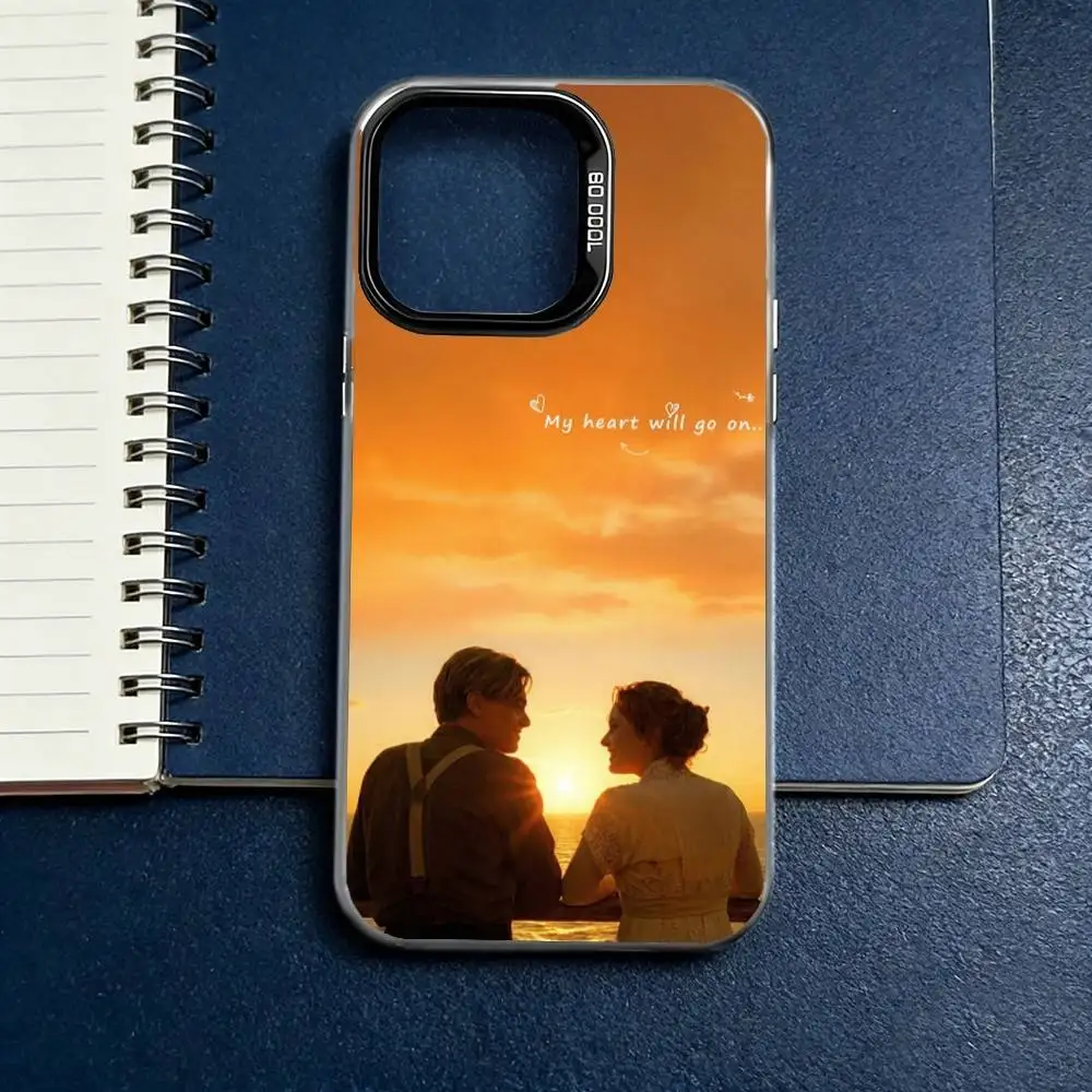 T-Titanic Movie Phone Case For iPhone 17,16,15,14,13,12,11 Plus,Pro Max,XS,Colorful Silver Phone case Funda Cover