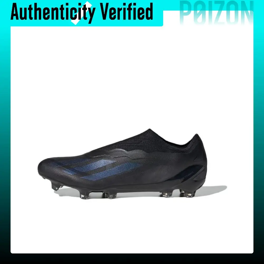 Adidas X Crazyfast.1 Soccer Shoes Unisex Low-top Black Blue GY7382