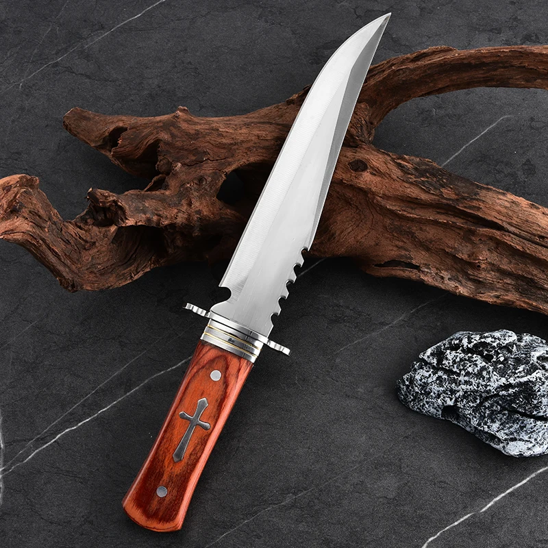 Pocket knife hand carving knife camping knife pocket knife outdoor knife barbecue portable straight knife forging