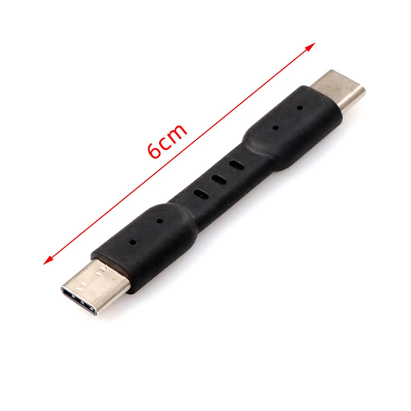 For E1DA 9038D DAC Device Samsung SSD T5 USB C 180 Degree Synchronous Charging Cable 5Gbps OTG Type C Male To Male Adapter Cable