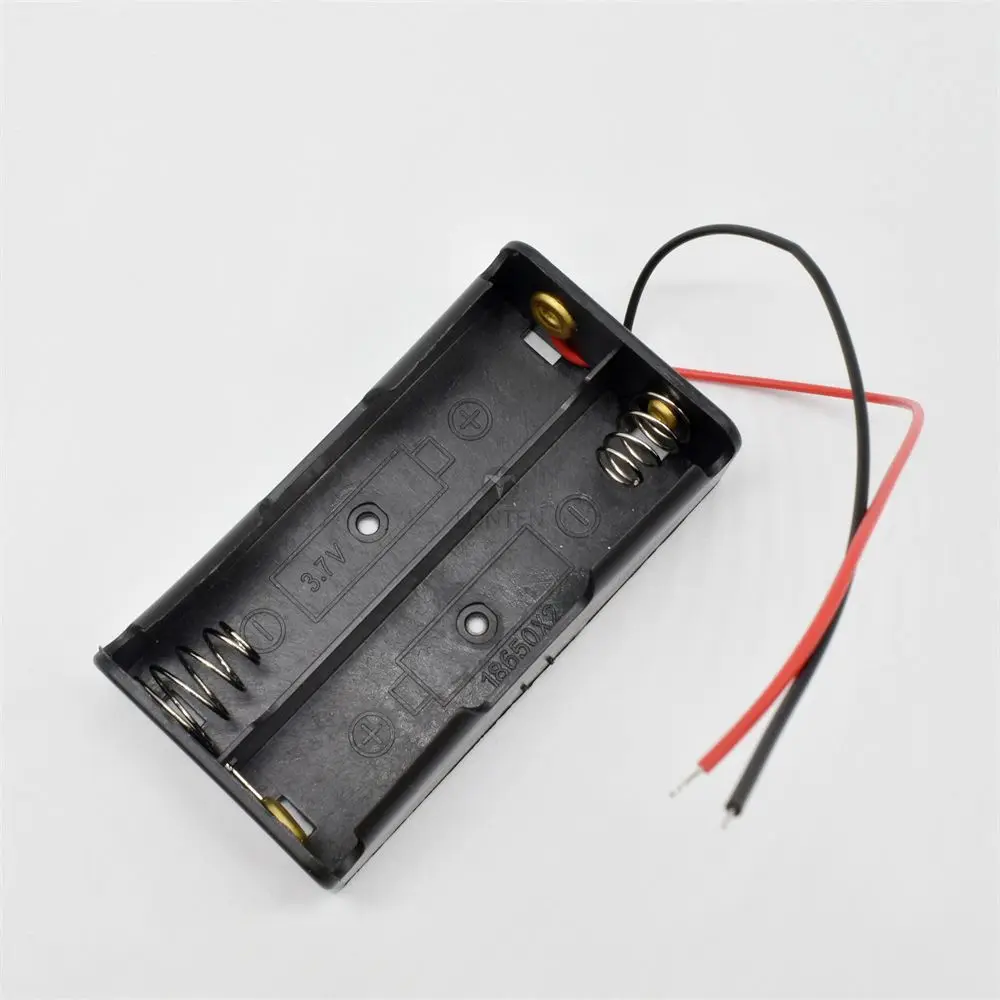 DIY 18650 Battery Box Storage Case 1 2 3 4 Slot Power Bank Cases Battery Holder Container High Quality With Wire Lead LT00145