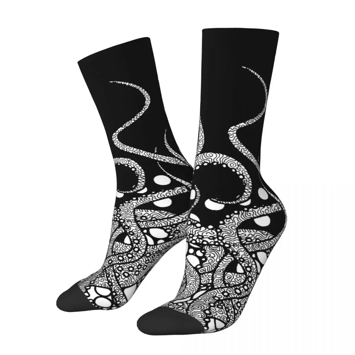 

Hip Hop Tentacles Crazy Men Women Socks Cthulhu Mythos Harajuku Seamless Novelty Happy Crew Sock Breathable Basketball Socks