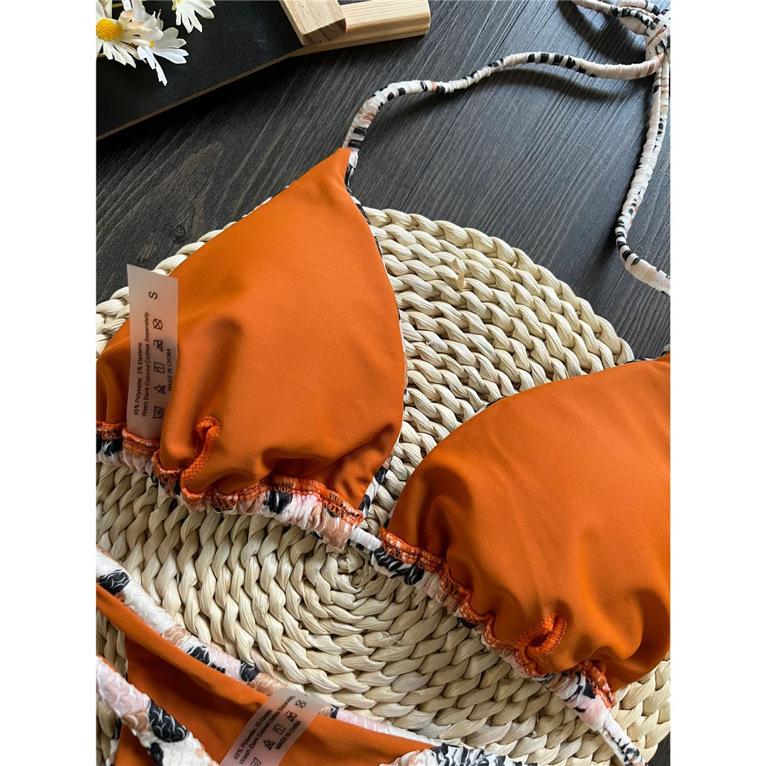 Leopard Extreme String Mini Micro Thong Bikini Damen Badeanzug Frauen Bademode Zweiteiliger Bikini-Set Badebekleidung V5072 – Detail 20