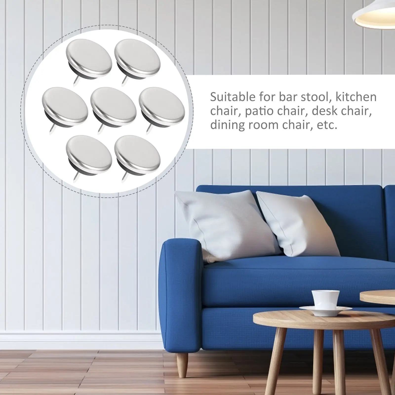 20Pcs Furniture Sliders Heavy Duty Chair Glides Floor Protectors for Hardwood Tile Laminate Vinyl Floors Non Scratch Chair Leg