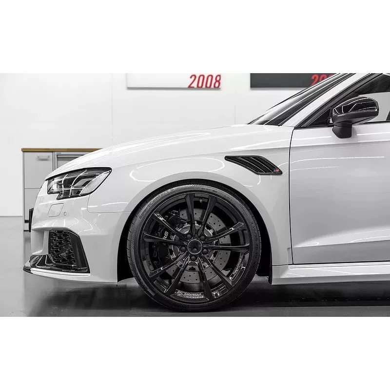 Car Side Fender Vent Cover Fender Decoration Side Wing Air Vent Intake Cover Trim  For Audi A1 A3 8P A4 B8 B6 A5 A6 C6 A7 Q5 Q7