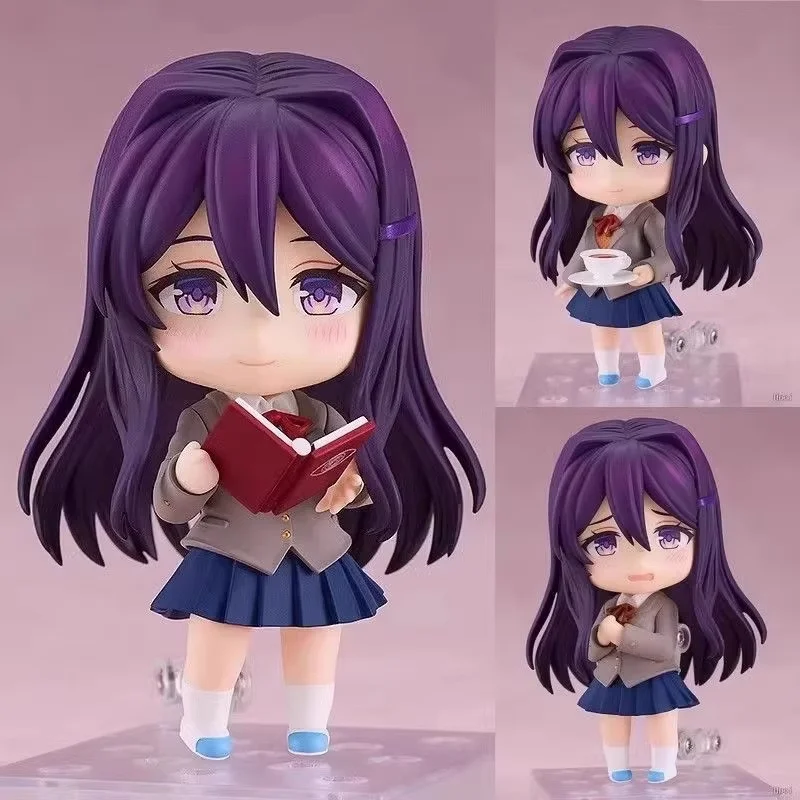 Versão Q 2283 #   Yuri 1817 #   Monika 2250 #   Figura de Ação Anime Posável e Fofa do Sayori Doki Doki Literature Club, Modelo de Decoração