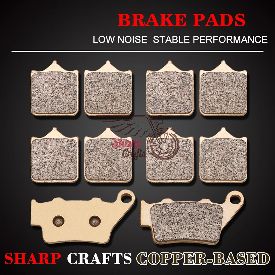 Motorcycle Metal sintering Front Rear Brake Pads Set For KTM 690 SMC R ABS 2014-2017 DUKE 690 2008-2011 Superduke 990 2005-2011