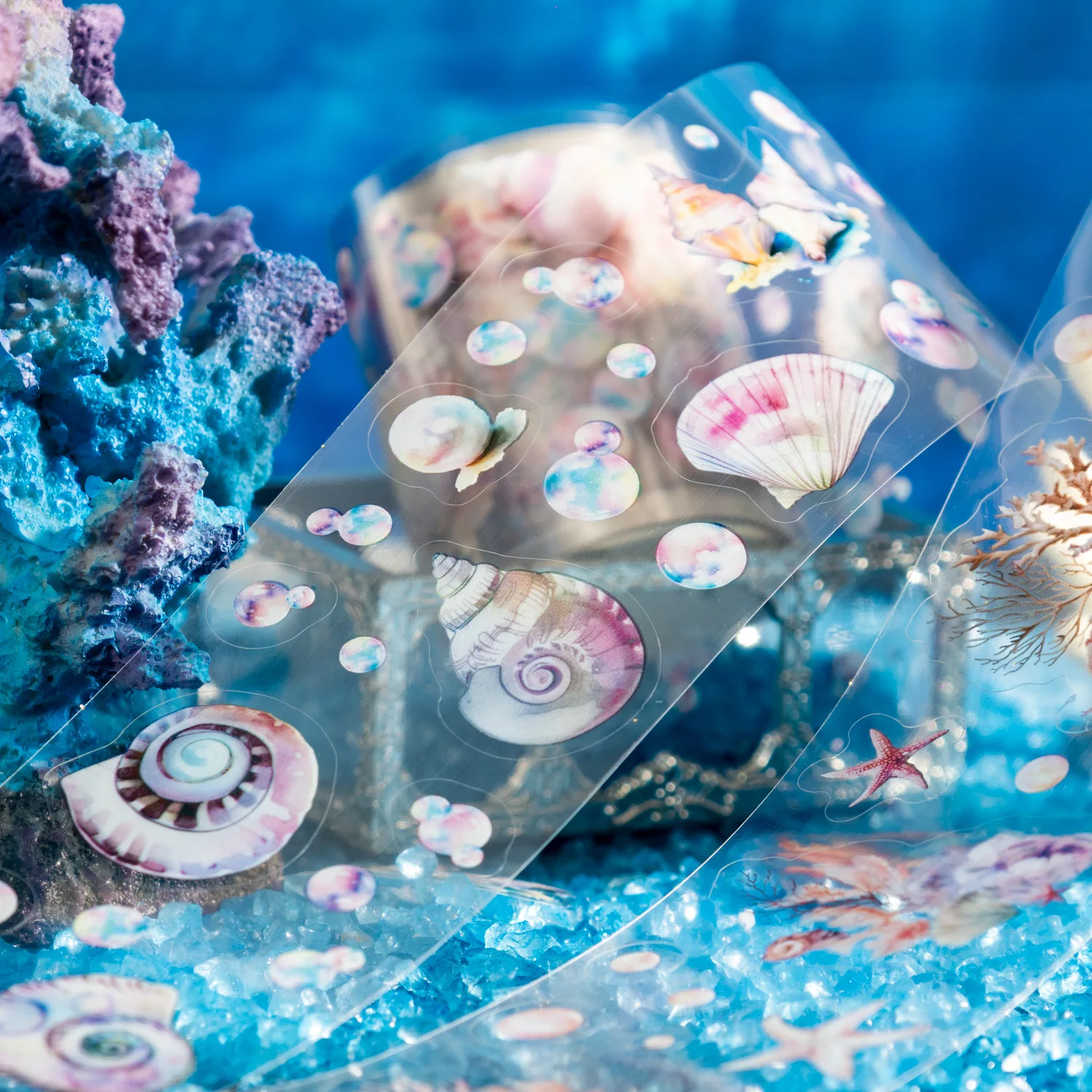 

1pcs DIY Decoration Adhesive Tapes Japanese abyssal glimmer Washi Tapes Masking Tapes stickers stationery