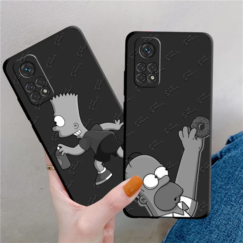 Case For Xiaomi Mi Poco X3 NFC 11 Lite 11T Pro X5 X4 M3 M4 F3 12 10T 9T F1 C40 C51 C55 Soft Phone Cover The Simpsons Homer Funda