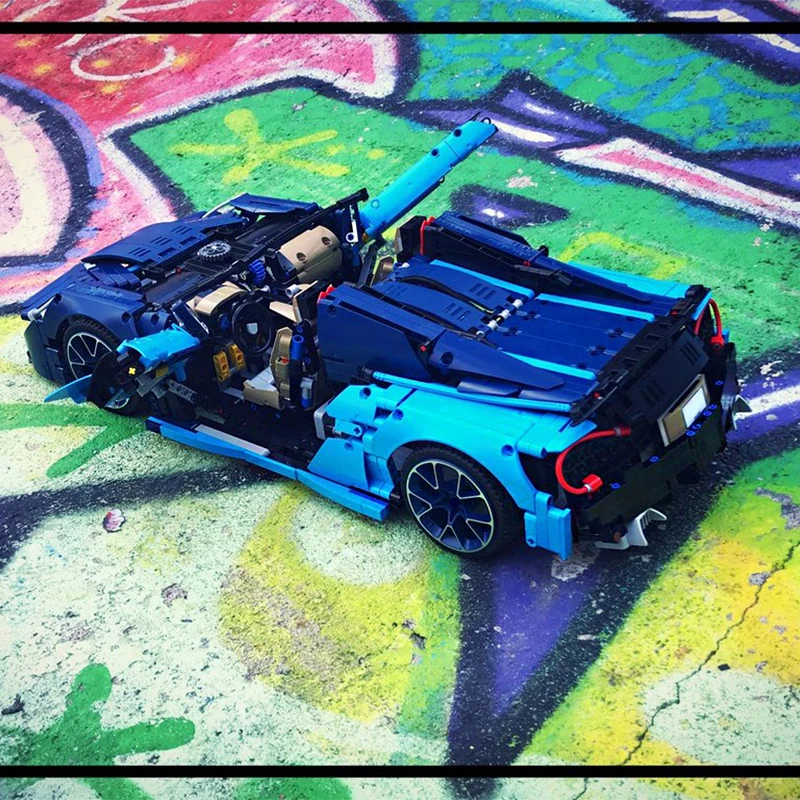 Neue MOC 16029 Technische Super Sport Auto Fantasievoll Modell Baustein Ziegel Puzzle DIY Spielzeug Weihnachten Geschenke Für Kinder