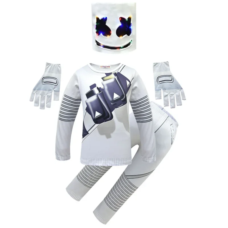 子供のためのFortniteヘッドギア,面白いコスチューム,男の子のためのコスプレ衣装,ハロウィーンパーティー,音楽