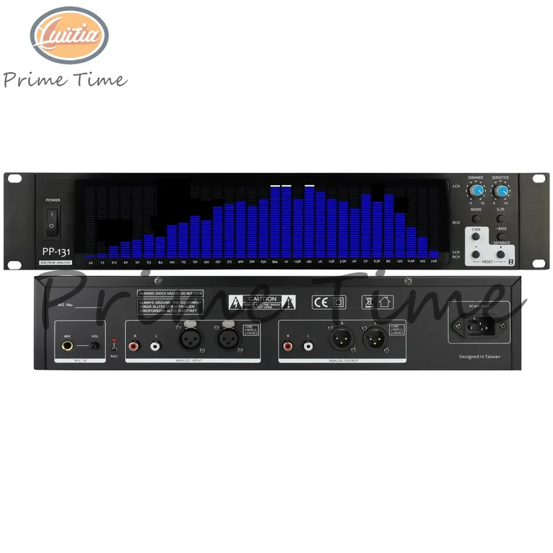 Bds PP-131 Rack-Mounted 2U Display Equalizer Audio Level AmplifierAnalyzer Led Stage Power Supply