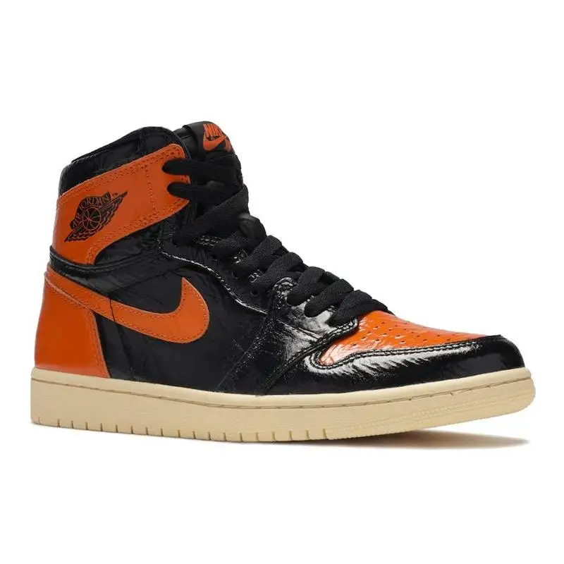 Sepatu sneaker Nike Air Jordan 1, sepatu kets Retro High OG 'Shattered Backboard 3.0 555088-028