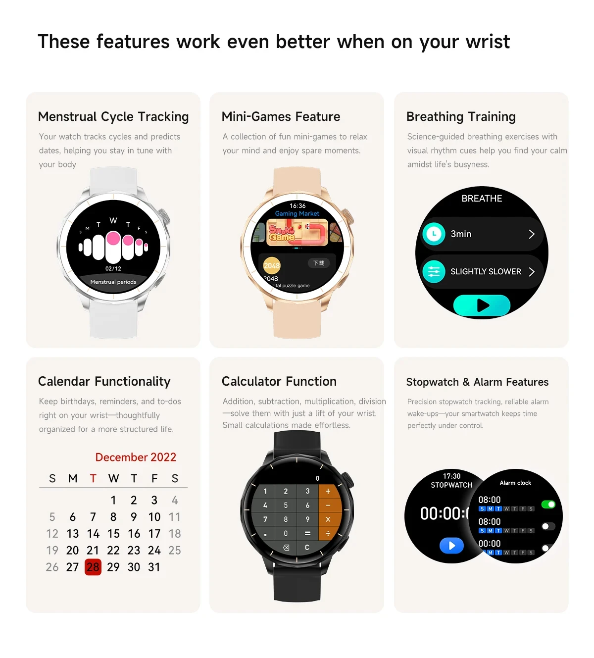 ساعة Xiaomi Mijia الذكية للنساء Ai Smart Assistant Connect Reply Whatsapp Message Map Navigation ChatAI GPT ساعة اليد للسيدات #2