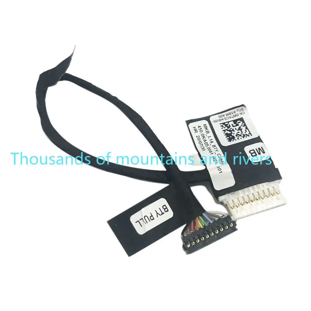 PARA DELL LATITUDE 3510 3410 LAPTOP CABO DE BATERIA CONECTOR DE FIO W7KC0 0W7KC0 FT