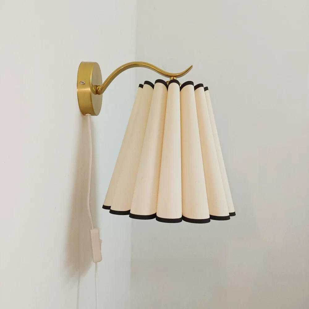 Vintage Flowers Wall Lamp LED Bedroom Bedside Lamp Modern Study Stair Aisle Decorative Lamp