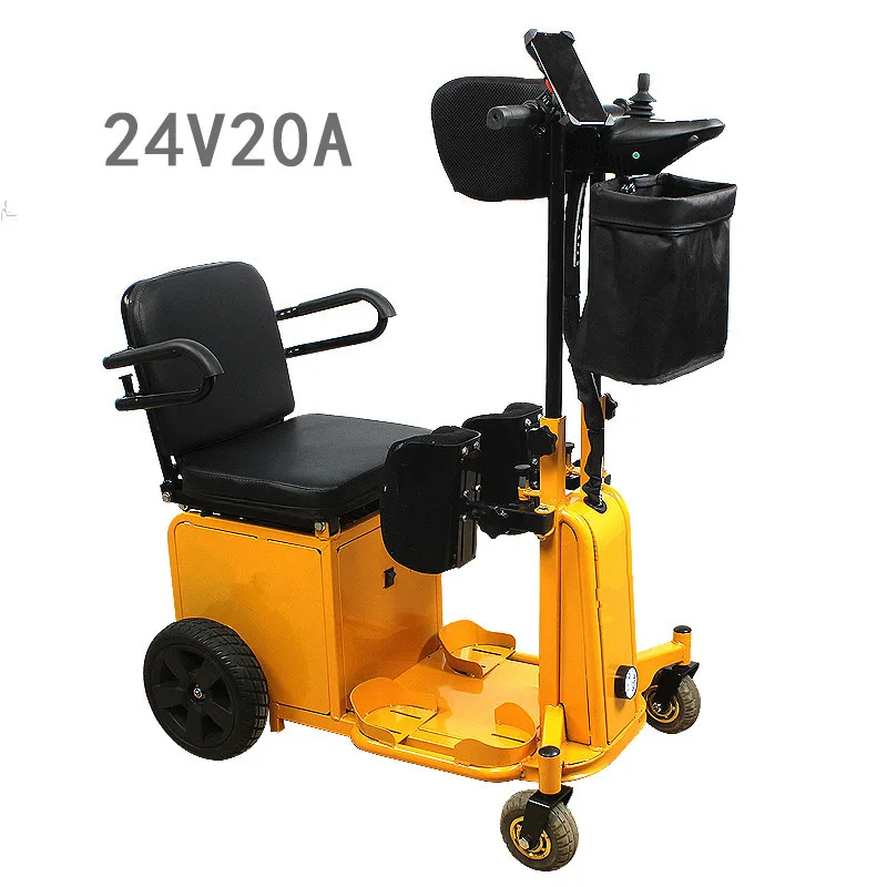 Simple and Easy Stand Electric Solid Scooter for Adult and Disabled Driving Outings - Walkers and Walkers