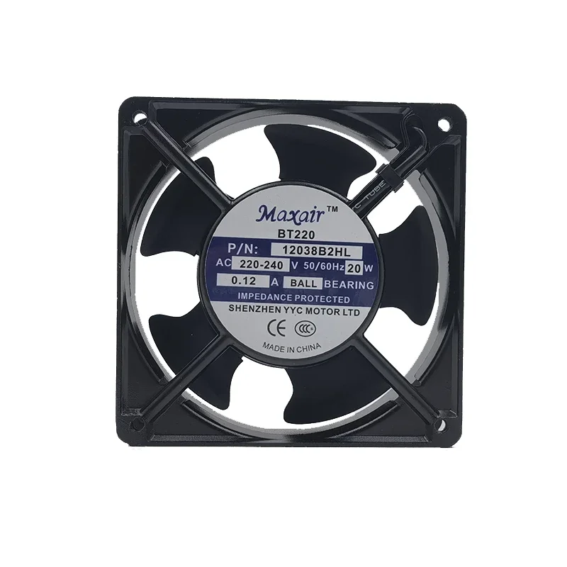 

+New 12cm for maxair yongyechang BT220-12038B2HL 220V 0.12A 12038 fan
